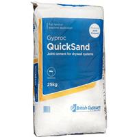 British Gypsum Gyproc Quicksand Joint Cement 25kg in Off White