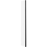 Nuie Semi-Frameless 250mm Wetroom Return Screen Matt in Black