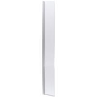 Nuie Semi-Frameless 300mm Hinged Flipper Wetroom Screen in Chrome