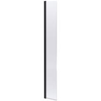 Nuie Semi-Frameless 300mm Hinged Wetroom Screen Matt in Black