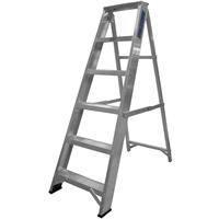 Lyte Ladders Lyte MagnaStep Swingback Aluminium Step Ladder 6 Tread