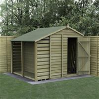Forest 4LIFE Apex Shed 6 x 8 - Double Door