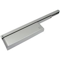 Eclipse Power Adjustable Overhead Door Closer in Silver