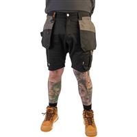 Scruffs Worker Plus Holster Pocket Shorts in Black