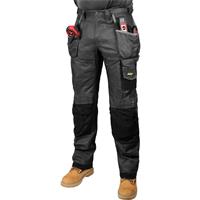 Snickers Workwear Men's Snickers 3212 DuraTwill Holster Pocket Trousers (096) in Grey