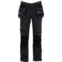 Scruffs Men's Tech Holster Pocket Trousers in Black