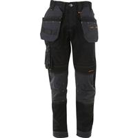DeWalt Men's Harrison Pro Stretch Holster Pocket Trousers /Grey in Black