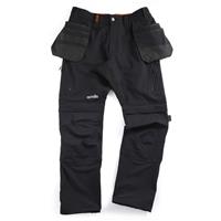 Scruffs Men's Tech Holster Pocket Trousers in Black