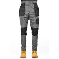 CAT Men's Essential Knee Pocket Stretch Holster Trousers Dark Shadow in Grey