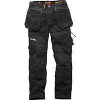 Scruffs Women's Trade Flex Holster Pocket Trousers Size R in Black