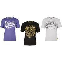 Stanley FatMax Men's Compton T Shirts Multipack (2 Pack) in Black/Grey