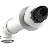 Vokera Fixed Length Horizontal Flue Kit Compact Pinnacle