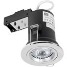 Meridian Lighting LED 5W COB Fire Rated GU10 Downlight 330lm in Chrome