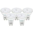 Wessex Electrical Wessex LED GU10 Glass Bulb Lamp 2.4W Warm White 230lm (5 Pack)