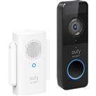 Eufy Security 1080P Wi-Fi Slim Video Doorbell Battery & Chime in Black