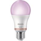 Philips WiZ LED A60 Colour Smart Light Bulb E27 8.5W (1 Pack)