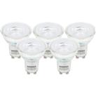 Wessex Electrical Wessex LED GU10 Dimmable Glass Bulb Lamp 3.6W Warm White 345lm (5 Pack)
