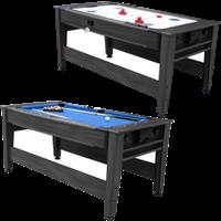 Walker & Simpson Petroni 6ft Combo Pool and Hockey Table with Black Body
