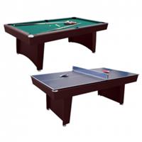 Walker and Simpson Pool & Table Tennis Combo Table in Mahogany