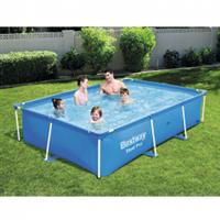 Bestway 8ft 6inch Rectangular Above Ground Steel Pro Swimming Pool