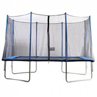 Big Air Bounce 8x12ft Rectangular Trampoline with Safety Enclosure