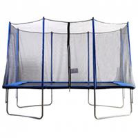 Big Air Bounce 7x11ft Rectangular Trampoline with Safety Enclosure