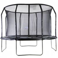 Big Air Extreme 12ft Trampoline with Safety Enclosure Black