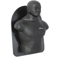 IronMan Wall Mounted Punch Bag Sparring Dummy Man - Black