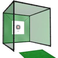 Hillman PGM 3m Semi-Commercial Golf Practice Cage and 1.25m Practice Mat Package