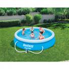 BestWay 12ft x 30inch Fast Set Above Ground Swimming Pool With Filter