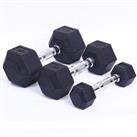 Ironman Rubber Coated Hex 2.5kg Dumbbell Pair