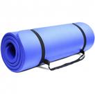 PROIRON 15mm High Density Exercise Mat with Carrying Strap - Blue