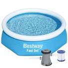 BestWay 8ft x 24inch Fast Set Above Ground Swimming Pool With Filter
