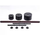 Ironman 20kg Standard Dumbbell And Barbell Set