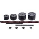 Ironman 30kg Standard Dumbbell And Barbell Set