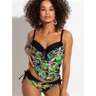 Pour Moi St Lucia Padded Underwired Tankini Top - Multi