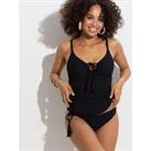 Pour Moi Summer Breeze Underwired Tankini Top - Black
