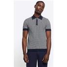 River Island Muscle Fit Geo Polo T-Shirt - Multi
