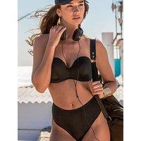 Pour Moi Space Lbb High Leg Bottom - Black