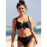 Pour Moi Azure Fold Over Ruched Brief
