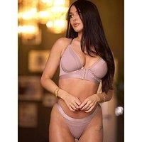 Pour Moi India High Leg Thong - Natural
