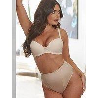 Pour Moi Hourglass Firm Control Thong - Nude