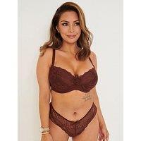 Pour Moi Flora Brazilian Brief - Brown