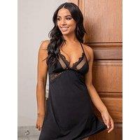 Pour Moi Dark Romance Chemise - Black