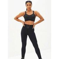 Pour Moi Energy Eyelet Legging - Black