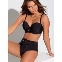 Pour Moi Santa Cruz Super High-Waist Tummy Control Brief - Black