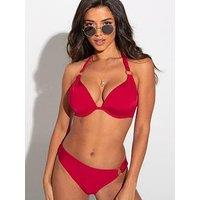 Pour Moi Samoa Ring Detail Brief - Red