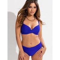 Pour Moi Free Spirit Lightly Padded U/W Twist Front Top - Blue