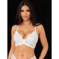 Pour Moi India Eyelash Lace Front Fastening Non-Wired Bralette
