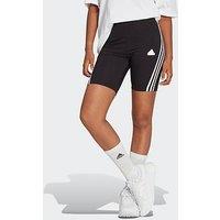 Adidas Future Icons 3-Stripes Bike Shorts - Black